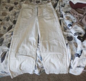 Bagatelle Off-White Wide-Leg Jeans